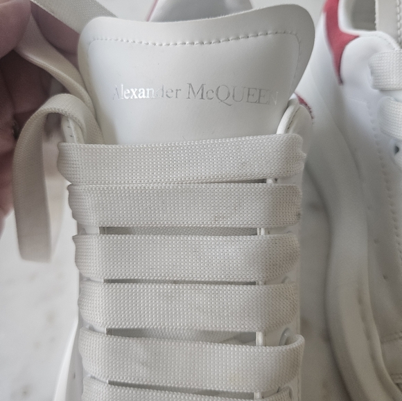 Alexander McQueen Oversized Sneakers Red/White - Picture 4 of 15